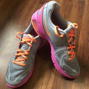Nike Air Max Pink & Orange Tennis Shoes
